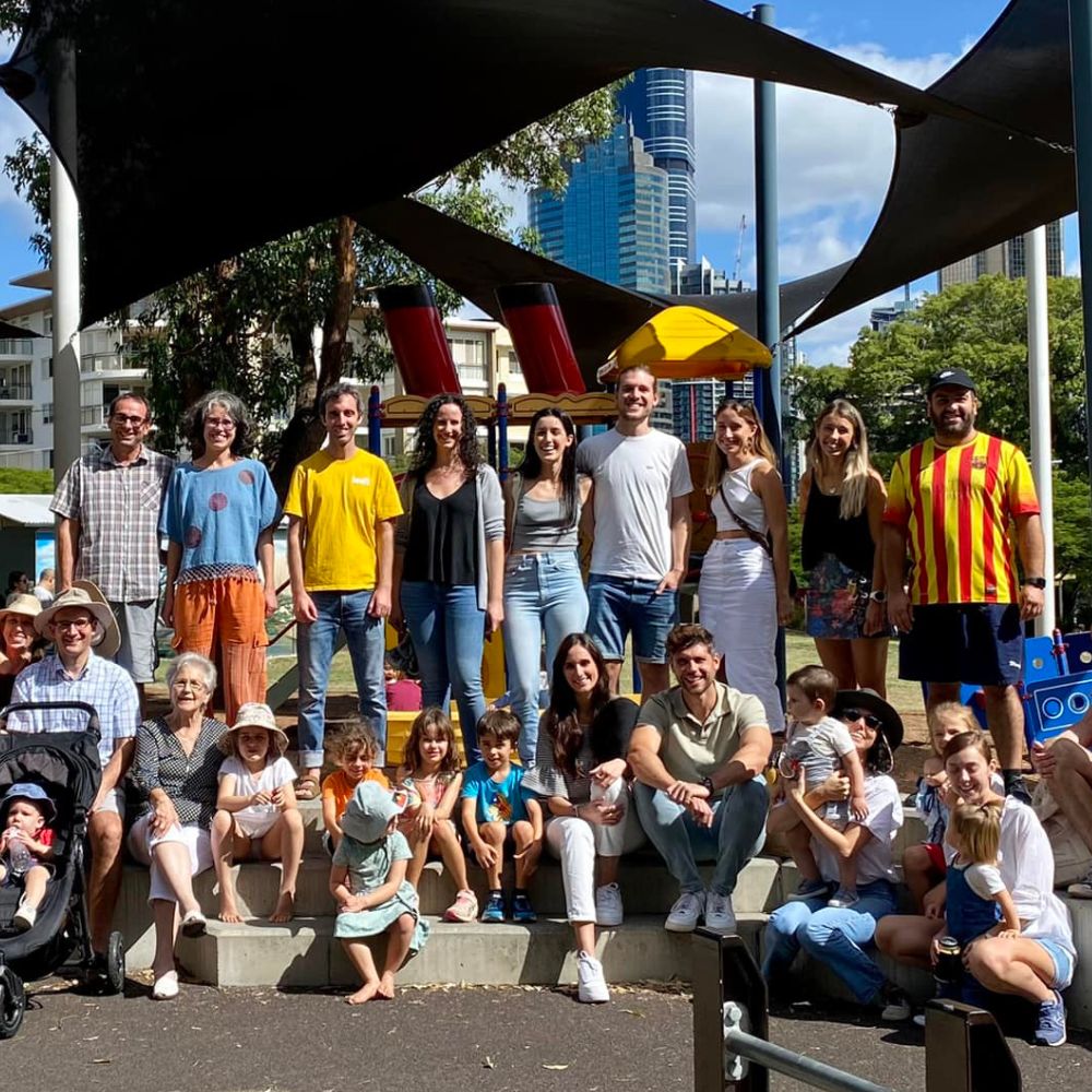 Grup de catalans a Brisbane durant el Sant Jordi 2023